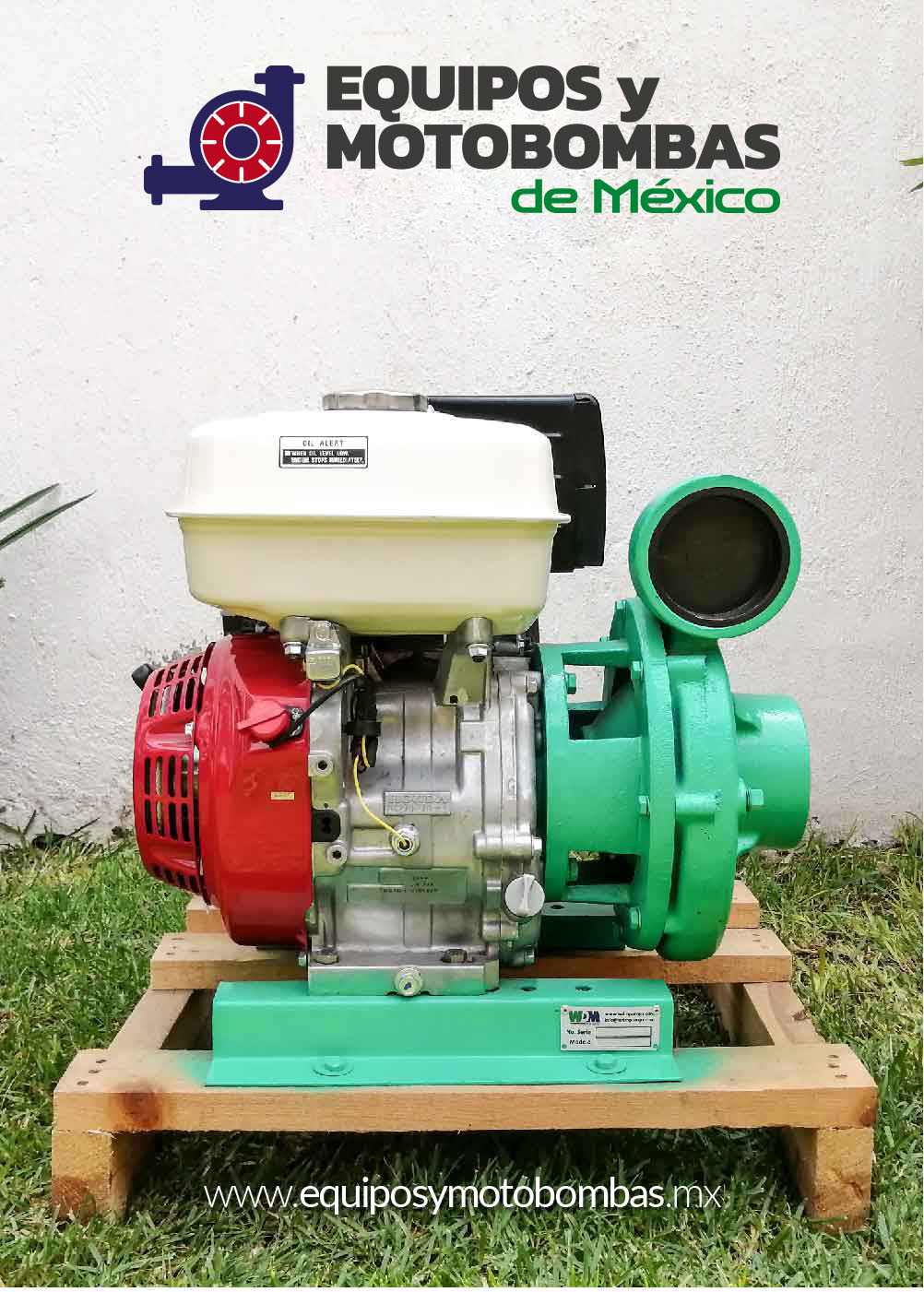 MOTOBOMBA GASOLINA WDM ALTA PRESION 3