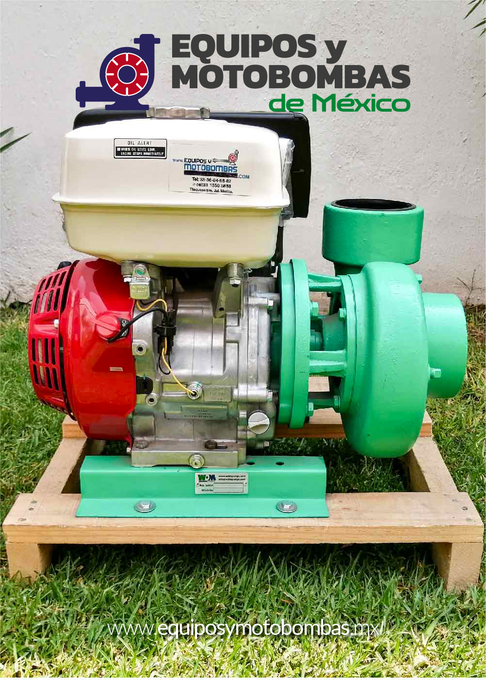 MOTOBOMBA GASOLINA WDM ALTA PRESION 4
