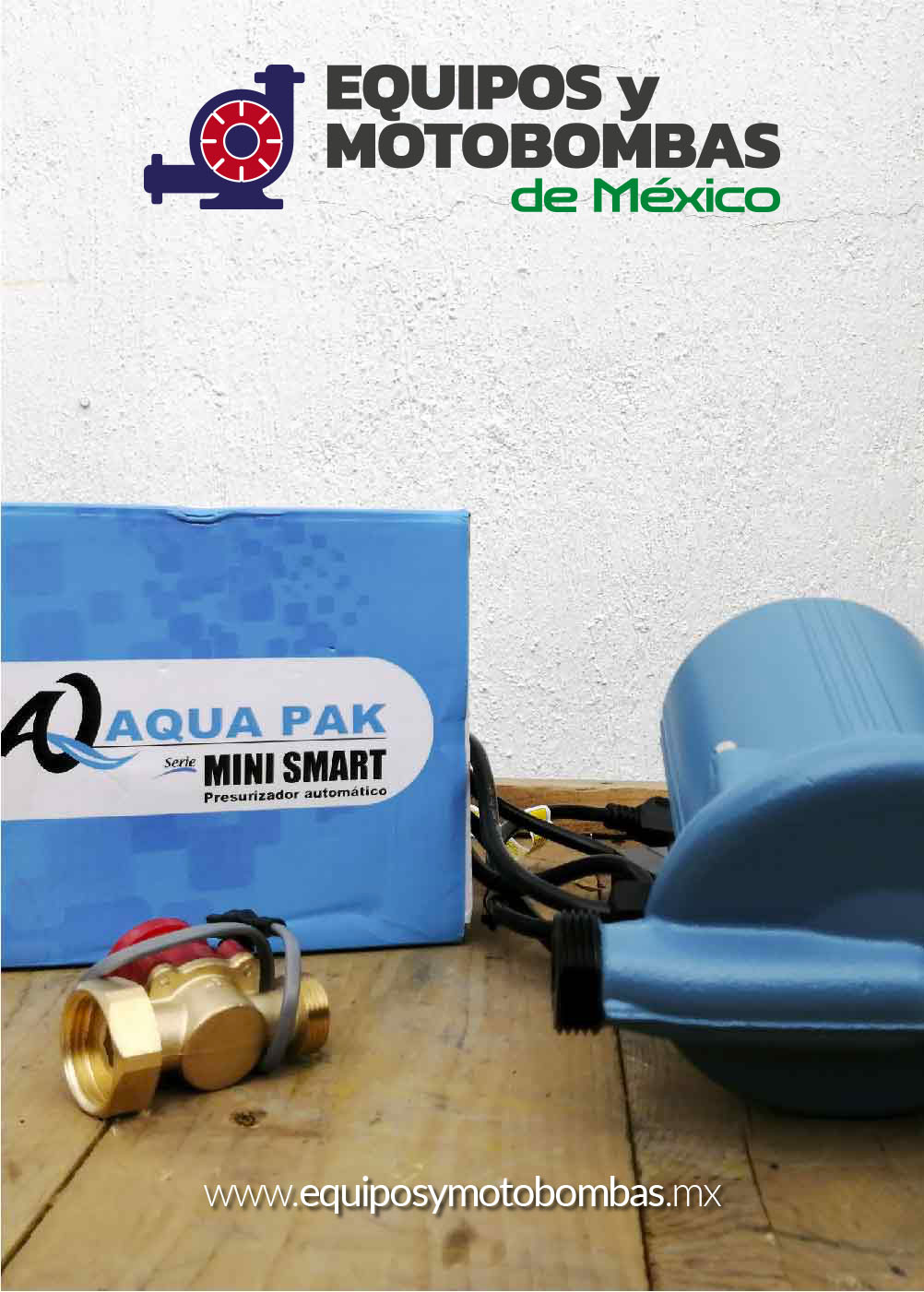 PRESURIZADOR INDIVIDUAL AUTOMÁTICO AQUA PAK SERIE MINI SMART 60